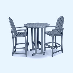 Trex Outdoor Furniture Trex Furniture Cape Cod 3-Piece Bar Set